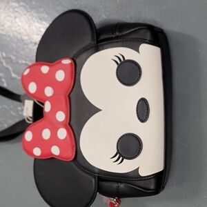 Black and White Polka Dot Bag with Iconic Ears